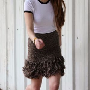 Sparrow Fringe Skirt (from Anthropologie) SIZE XS